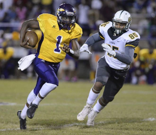 Elijah Walker (1) was Amite's offense much of the postseason but came up short in the State Championship.