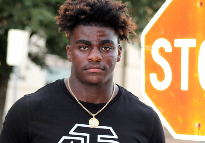 Omari Abor visited Texas on Friday and hopes to return in the fall. 