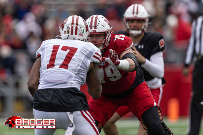 Wisconsin outside linebacker Darryl Peterson. 