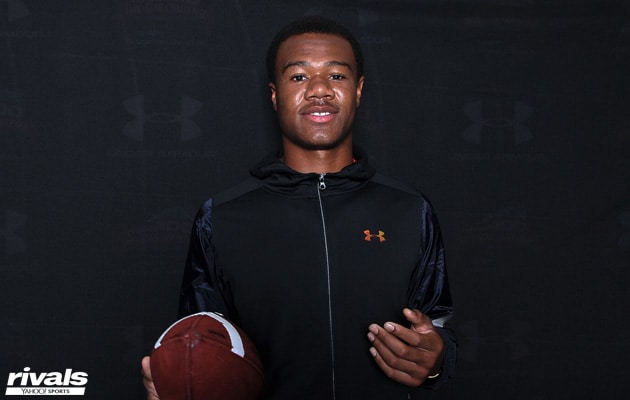 Mustapha Muhammad will announce his Top 10 schools at his high school's spring game.