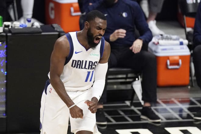 Former Michigan Wolverines basketball standout Tim Hardaway Jr. scored 28 points in the Dallas Mavericks' game two win over the Los Angeles Clippers.
