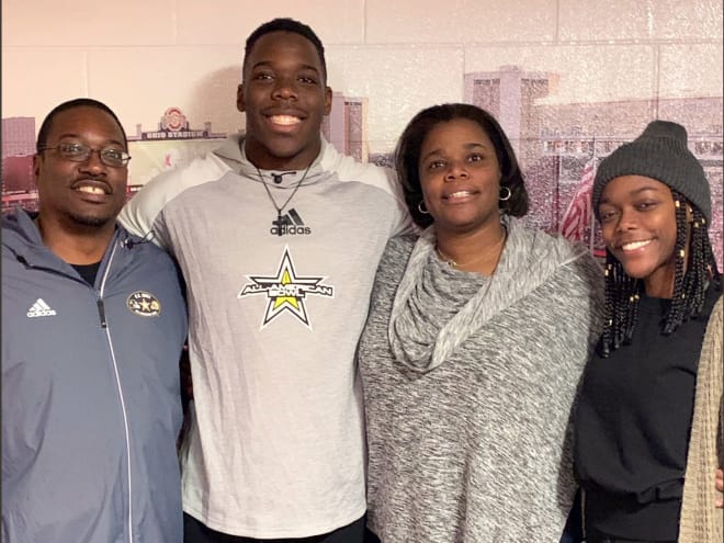 Zach Harrison and family