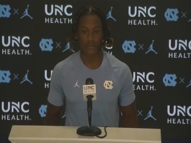 DJ Jones was one of six Tar Heels that spoke to the media about the upcoming game versus Miami.