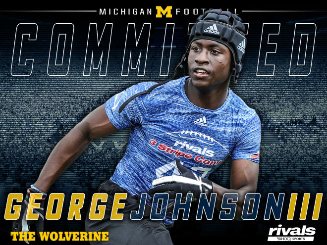 Versatile athlete George Johnson III out of Florida gives U-M another commitment.