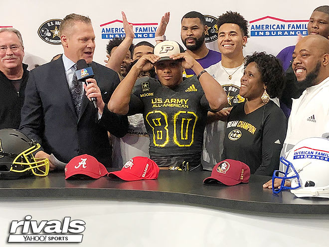 Rondale Moore committed Saturday to Purdue during the U.S. Army Bowl.