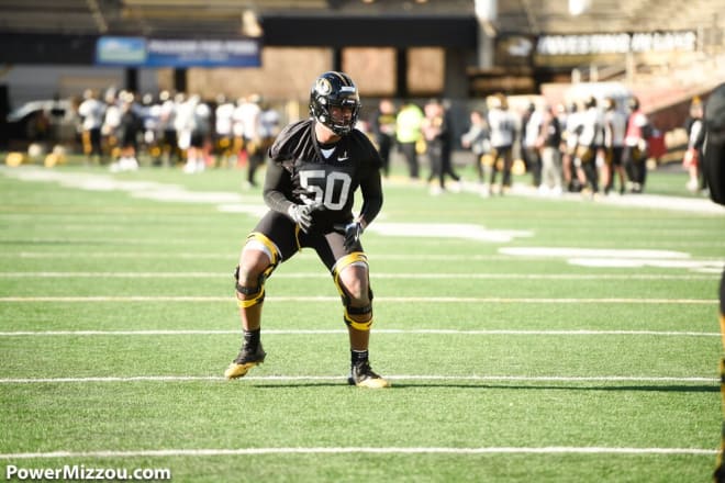 Hyrin White appears to have won the battle to replace Paul Adams as Missouri's starting right tackle.