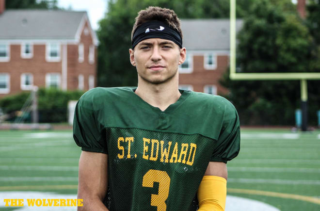 Rising senior defensive back Caden Kolesar could follow in his father's footsteps and attend Michigan as a preferred walk on.
