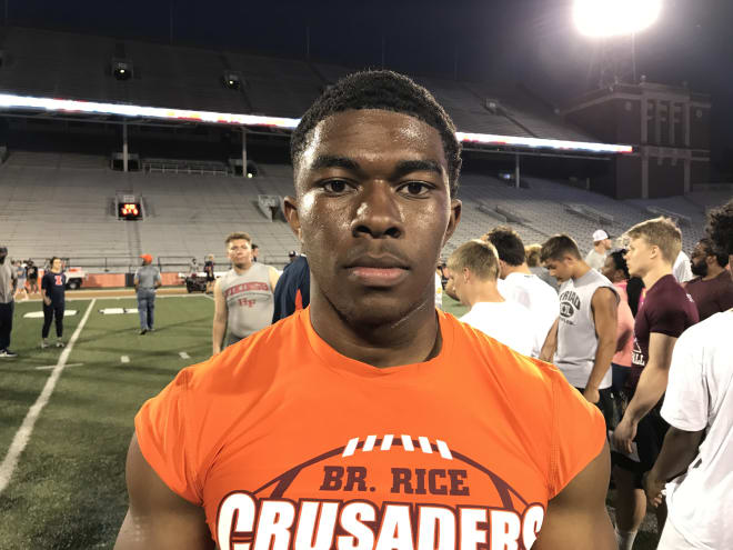 Class of 2021 running back Willie Shaw enjoyed his Notre Dame visit and talking with the Irish coaches.
