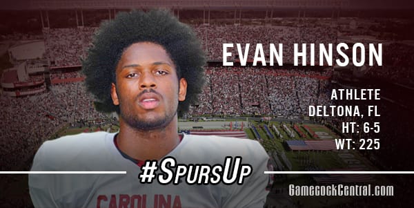 Evan Hinson committed to South Carolina this morning.