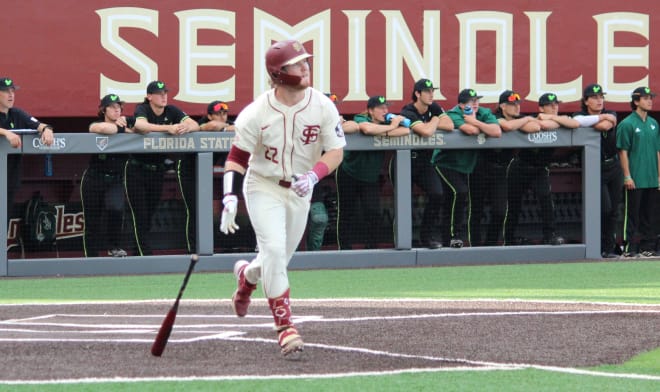 FSU Baseball on X: James Tibbs wins it! RBI single through the