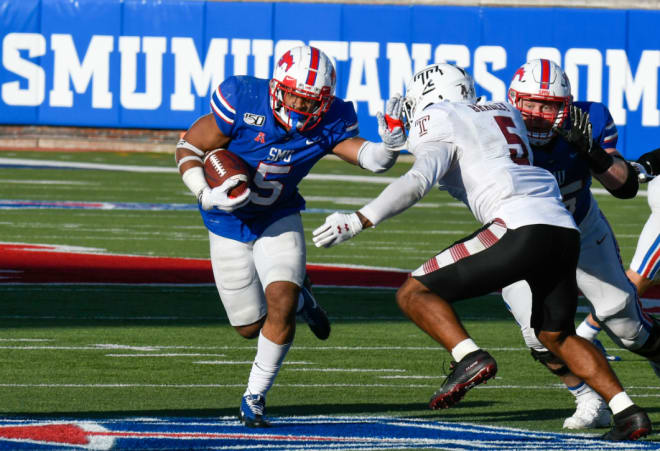 Xavier Jones is chasing Eric Dickerson, Zach Line and Reggie Dupard on SMU's career rushing touchdowns list.