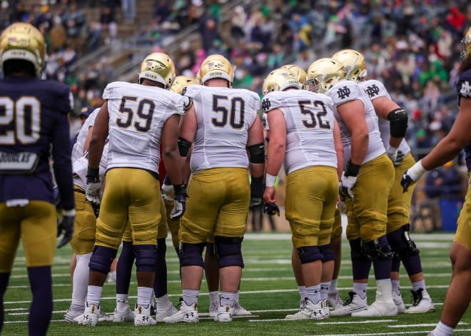 Notre Dame Depth Chart Projection From Spring Football From Inside Nd Sports