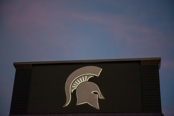 The back of the scoreboard at Spartan Stadium photographed on Tuesday, Aug. 11, 2020, in East Lansing.