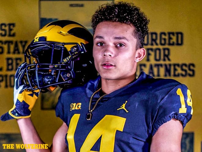 Michigan Wolverines football wide receiver signee Roman Wilson has electric speed.