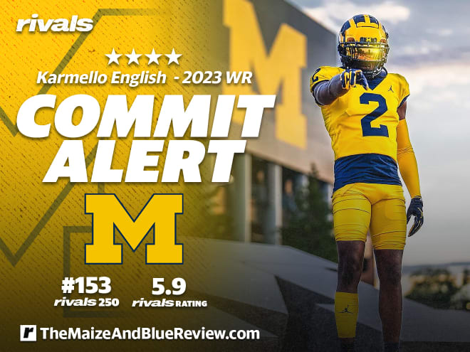 Alabama four star WR Karmello English signs with Michigan 