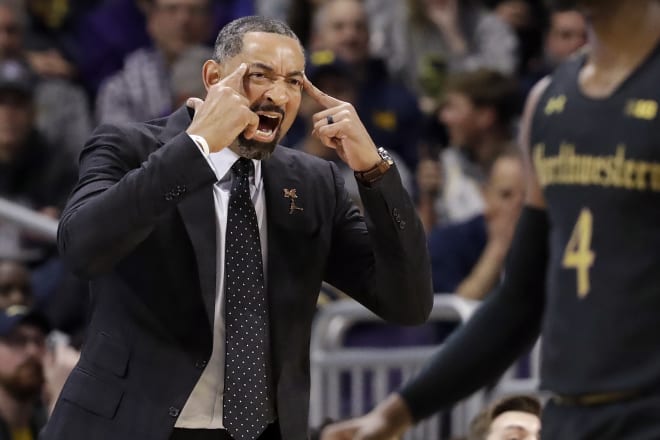 Michigan head coach Juwan Howard and his team lead the Big Ten with an 8-1 record.