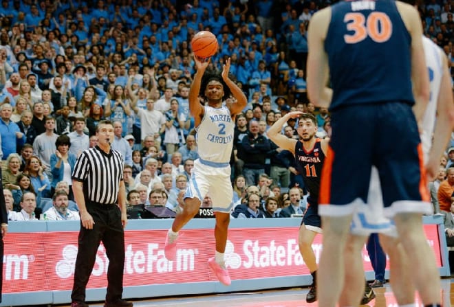 Coby White was just a split second short on two plays that could have changed the outcome of Monday's loss.