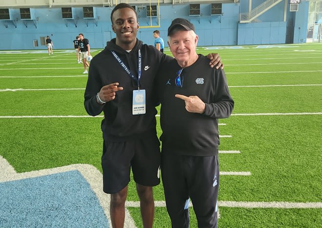North Carolina UNC Tar Heels football recruitng Mack Brown Lonnie Galloway 3-star 2026 WR wide receiver Jaire Richburg