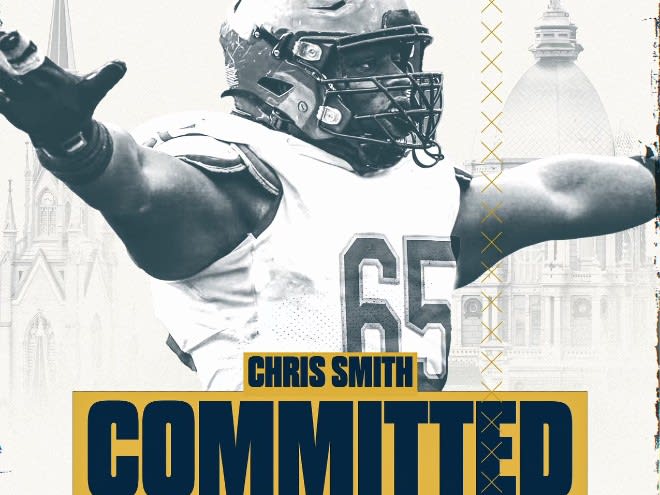 Harvard defensive tackle Chris Smith committed to a graduate transfer to Notre Dame earlier this month.