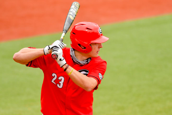 Connor Tate hit two of Georgia's seven home runs.