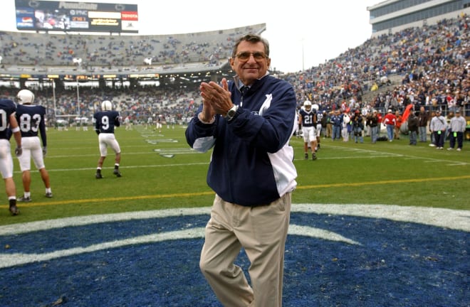 Former Penn State coach Joe Paterno