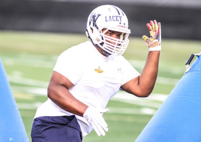 2019 four-star DT Jacob Lacey included Notre Dame in his top six schools 