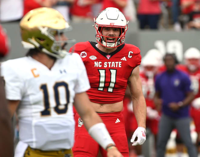 NC State outside linebacker Payton Wilson is expected to go in the first three rounds.