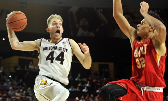 Guard Kodi Justice was ASU’s top offensive producer, scoring a career-high 28 points 