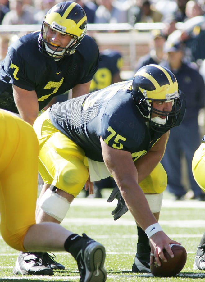 Baas held down the interior of Michigan's offensive line from 2001-2004.