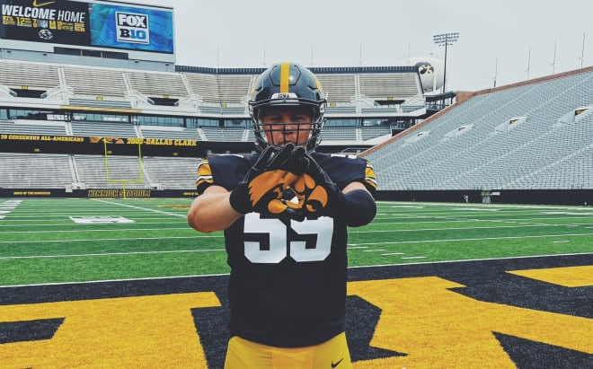 Class of 2023 OL Trevor Lauck added a scholarship offer from Iowa on Sunday.