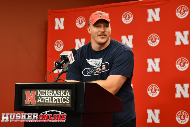 Now the most established veteran on Nebraska's offensive line, Cam Jurgens is stepping up his role on and off the field.