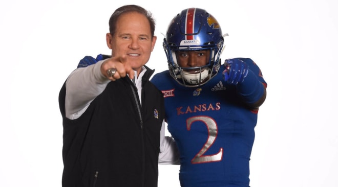 Johnson was on campus and met with Les Miles, and will return this weekend