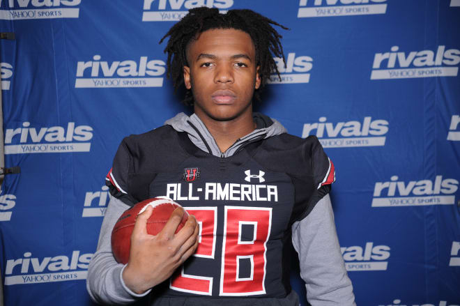 Keaontay Ingram is participating in the Under Armour All-American Game. 