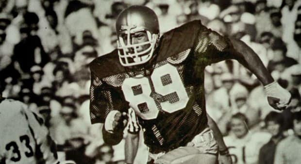 Browner starred for Notre Dame's 1973 and 1977 national champions.