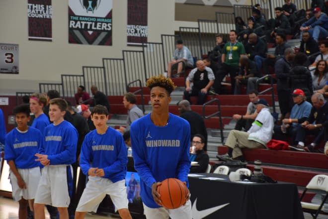 Shareef O'Neal showed promise for Los Angeles (Calif.) Windward.