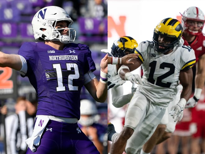 Michigan Wolverines football Josh Ross, Northwestern Wildcats Ryan Hilinski