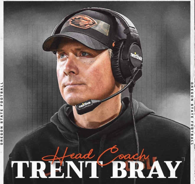 Oregon State hires Trent Bray as football coach, replacing