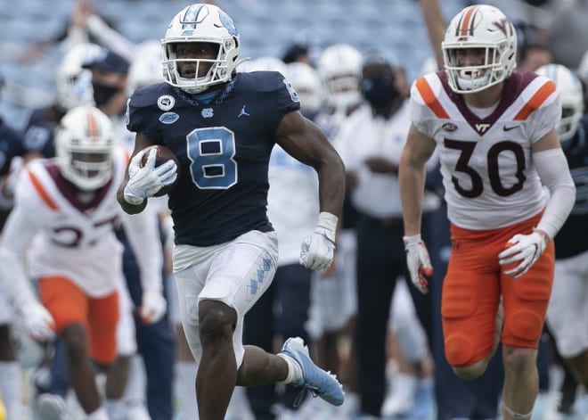 Michael Carter and the Tar Heels are streaking up the rankings ladder in 2020.