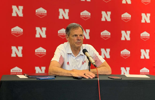 Nebraska volleyball head coach John Cook