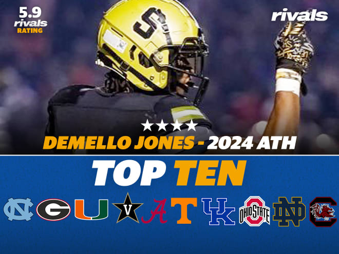 Georgia 2024 ATH Demello Jones drops his top 10 schools 