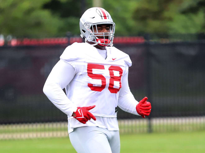 Third-year defensive tackle Ty Hamilton has played in 15 games and recorded two sacks during his Buckeye career.