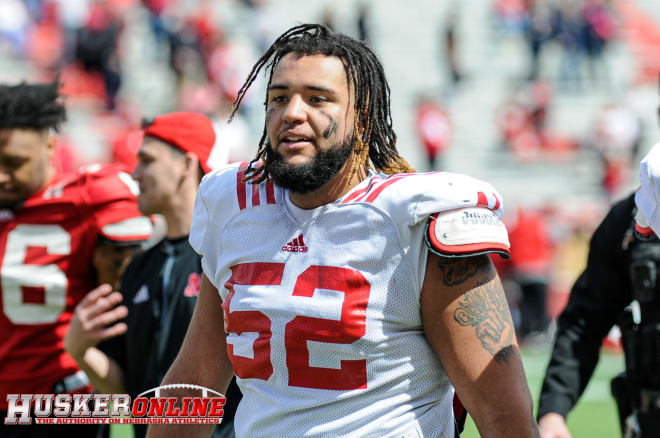 Nebraska defensive lineman Mosai Newsom