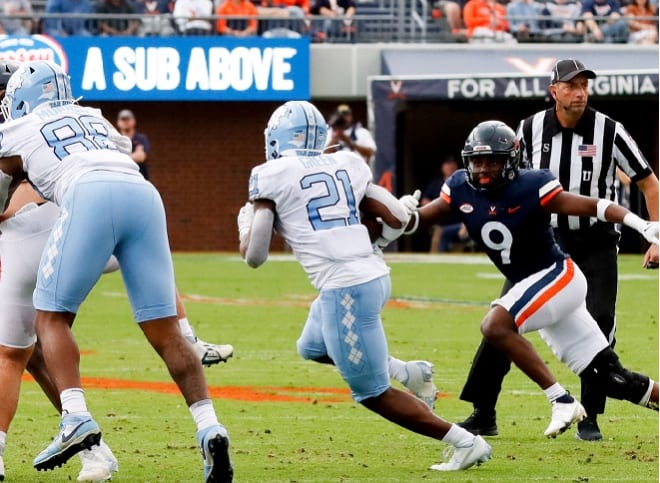 UNC OL Asim Richards and RB Elijah Green met with the media Tuesday evening for our offensive report.