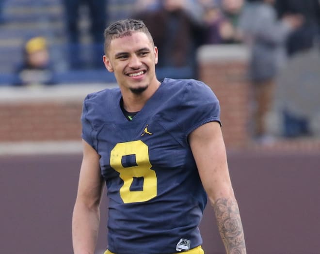 Michigan Wolverines football sophomore receiver Ronnie Bell's 11 catches and 180 yards both lead the team this season.