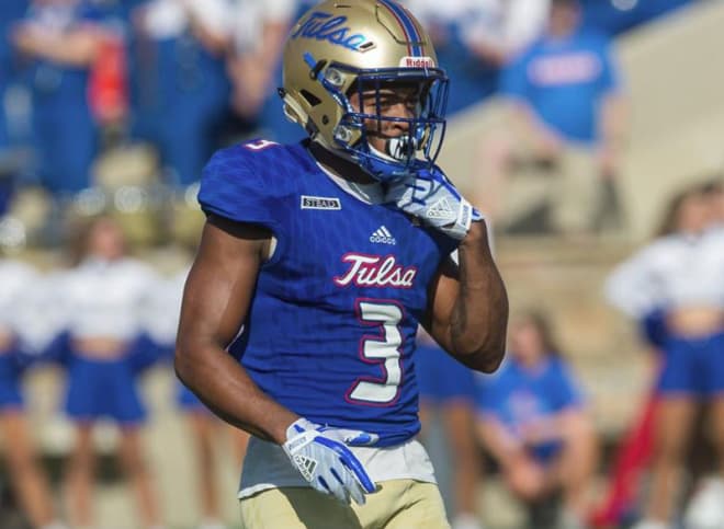 Tulsa safety Cristian Williams will no longer play football due to a spinal cyst.