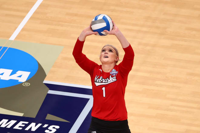 Nebraska volleyball setter Nicklin Hames