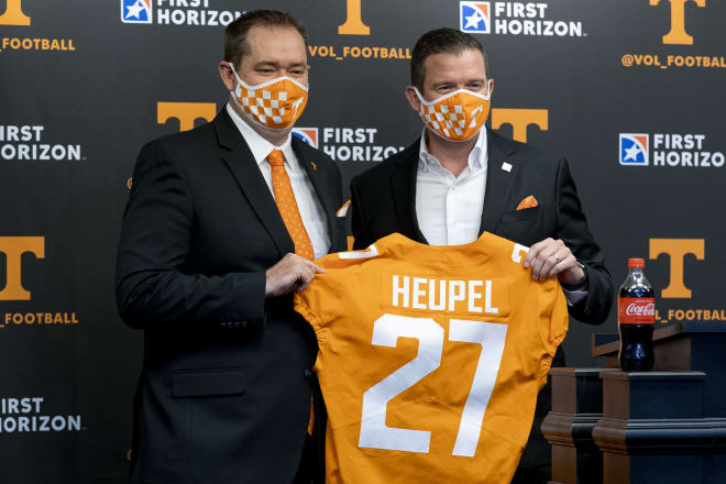 Josh Heupel is replenishing a bare Tennessee football roster. 