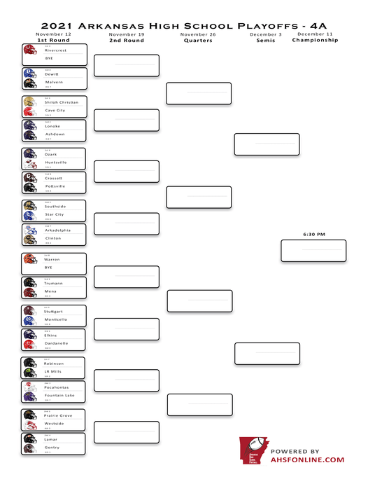 Football Playoff Bracket