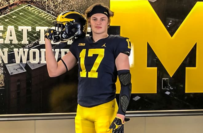 Braiden McGregor committed to Michigan Friday night. 