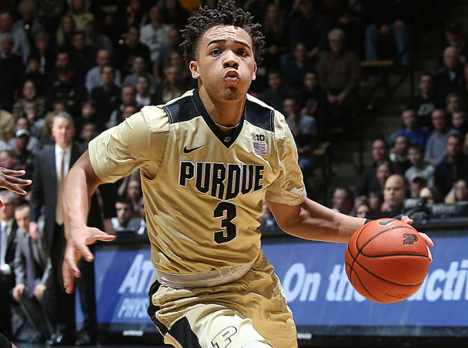 Purdue's Carsen Edwards is currently averaging 25.3 points per game for the Boilermakers. 